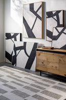 Whitnee Silver Wall Art Piece