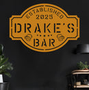 Personalized Bar Name Sign