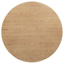Andrews 5-piece Round Counter Dining Set Light Ash and Black