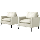 Nordic Retro Light Luxury Upholstered Sofa Chair