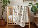 Mommy & Me Baby Animals - Vintage Baby Blanket