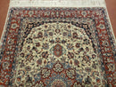 4' X 6' Handmade Ultra Fine Chinese Floral Oriental Wool Rug Hand Knotted Beige
