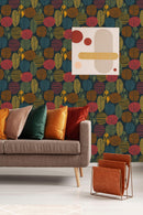 Abstract Autumn Pattern Wallpaper