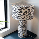 Abstract black and white study lamp – bedroom designer french medieval