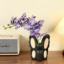 Abstract black butterfly ceramic vase living room bunny decor
