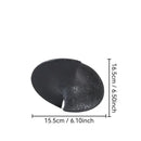 Abstract black glossy geometric ceramic gyroscope ornaments living room