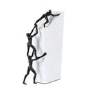 Abstract black & gold gymnast metal handicraft figure living room decor