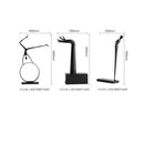 Abstract black metal sports figure sculpture living room decor