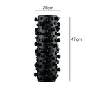 Abstract black & white irregular bumps resin vase living room decor