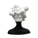 Abstract black & white woman figurine resin sculpture living room decor