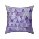 DecorBites™ Blue Purple Polyester Pillow Case Throw Pillow Cover for Home Office Bedroom Sofa