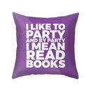 DecorBites™ Blue Purple Polyester Pillow Case Throw Pillow Cover for Home Office Bedroom Sofa