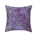 DecorBites™ Blue Purple Polyester Pillow Case Throw Pillow Cover for Home Office Bedroom Sofa