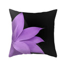 DecorBites™ Blue Purple Polyester Pillow Case Throw Pillow Cover for Home Office Bedroom Sofa