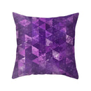 DecorBites™ Blue Purple Polyester Pillow Case Throw Pillow Cover for Home Office Bedroom Sofa
