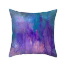 DecorBites™ Blue Purple Polyester Pillow Case Throw Pillow Cover for Home Office Bedroom Sofa