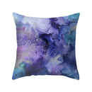DecorBites™ Blue Purple Polyester Pillow Case Throw Pillow Cover for Home Office Bedroom Sofa