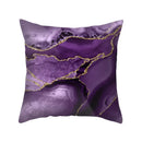 DecorBites™ Blue Purple Polyester Pillow Case Throw Pillow Cover for Home Office Bedroom Sofa