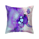 DecorBites™ Blue Purple Polyester Pillow Case Throw Pillow Cover for Home Office Bedroom Sofa