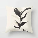 Abstract botanical earthy decorative pillowcase living room cushion cover