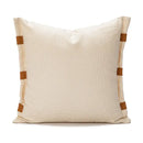 Abstract burnt orange line art pillow cover living room decor