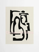 Abstract Canvas Poster Prints Set