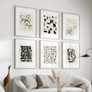Abstract Canvas Poster Prints Set