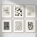 Abstract Canvas Poster Prints Set
