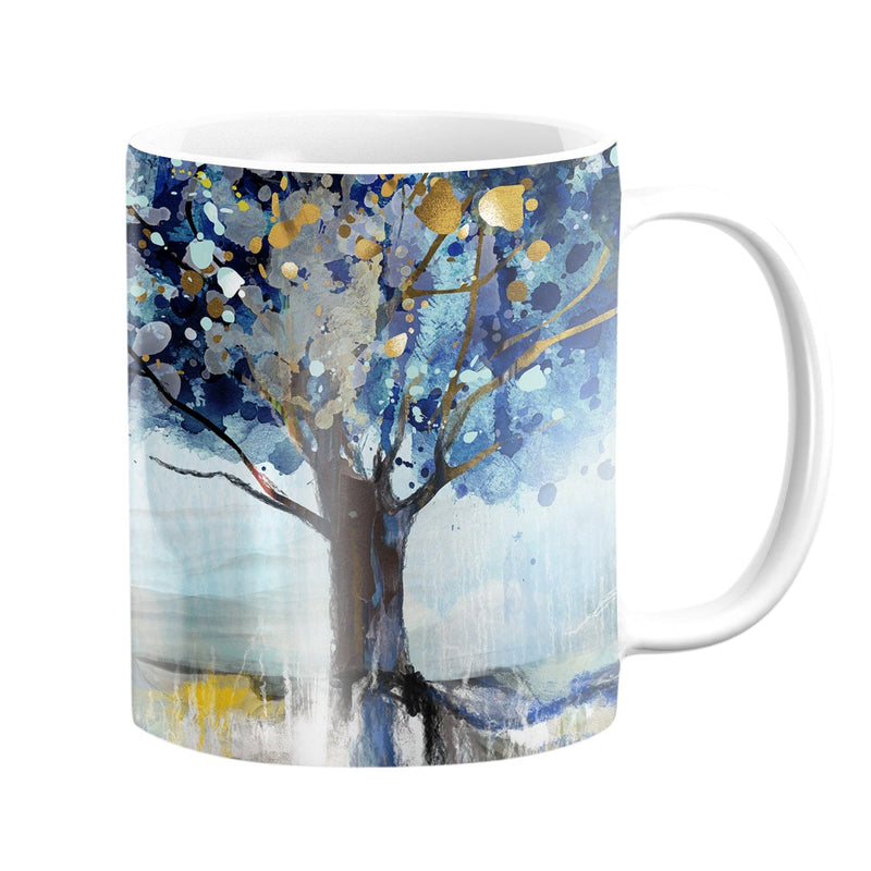 Abstract Cedar Mug