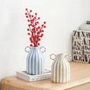 Abstract Ceramic Hydroponic Vase Black