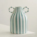 Abstract Ceramic Hydroponic Vase Black