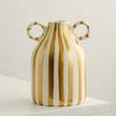Abstract Ceramic Hydroponic Vase Black