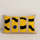 Abstract earthy embroidery pillow cover living room decor