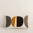 Abstract earthy embroidery pillow cover living room decor