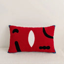 Abstract earthy embroidery pillow cover living room decor
