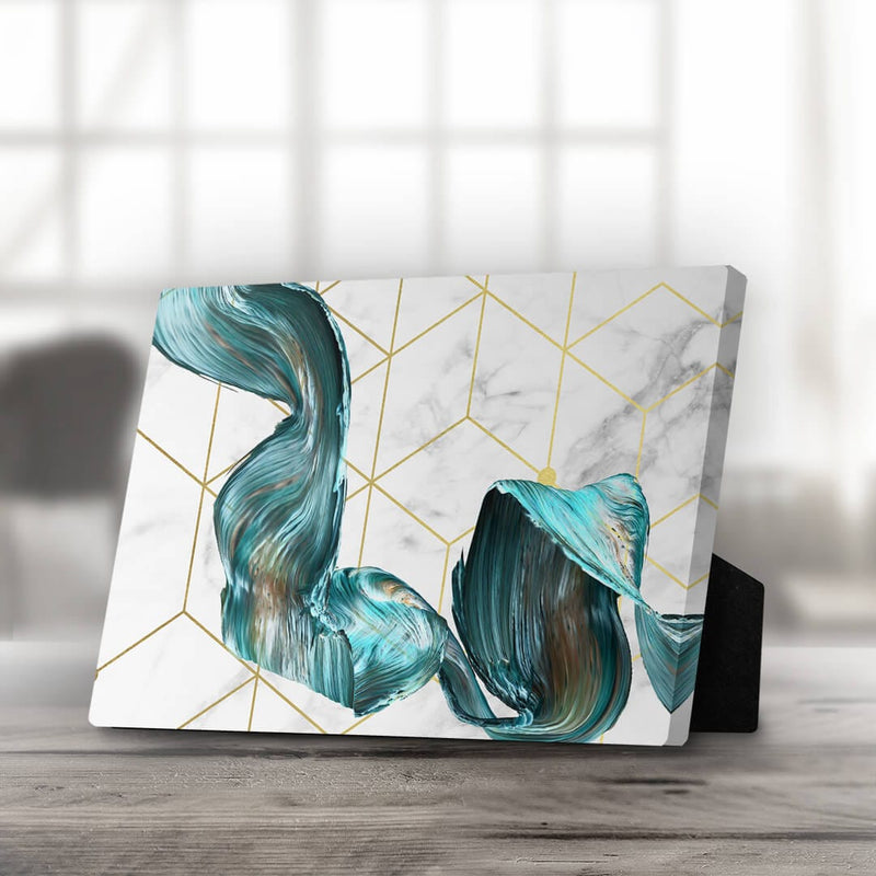 Abstract Geo Desktop Canvas