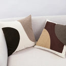Abstract geometric earthy tone cushion cover living room decor