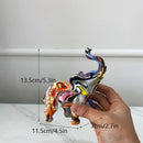 Abstract geometric elephant resin art statue living room decor