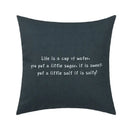 Abstract geometric print white & black pillow cover living room decor