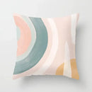 Abstract geometric stitch print pillow cover living room decor