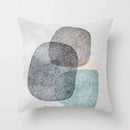 Abstract geometric stitch print pillow cover living room decor