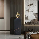 Abstract gold & silver human decorative figurine living room art