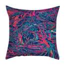 Abstract ink marbling cushion cover living room throw pillow