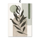 Abstract Leaf Canvas Wall Art