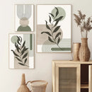 Abstract Leaf Canvas Wall Art