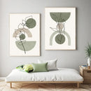 Abstract Leaf Canvas Wall Art