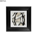 Abstract modern wall art copper & orange living room decor