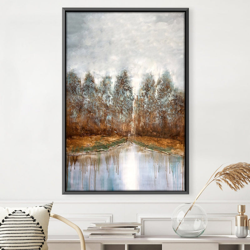 Abstract Nature Reflections Oil Painting