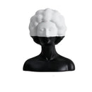 Abstract portrait resin figure black & white living room decor