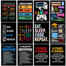 Abstract Programmer Gamer Canvas Art